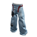 Lowrise Y2K Baggy Pants Light Blue