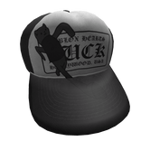 "LUCK" Hand Painted Chrome Trucker Cap