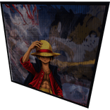Luffy Polyester Animated