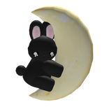 Lunar Companion Addon Black Bunny On Moon