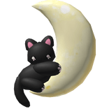 Lunar Companion Addon Black Kitty Moon