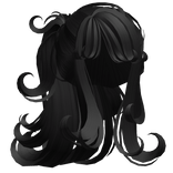Lush Wispy Dreamy Fairy Ponytail (Black)