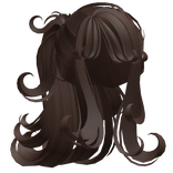 Lush Wispy Dreamy Fairy Ponytail (Dark Brown)
