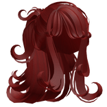 Lush Wispy Dreamy Fairy Ponytail (Red)