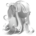 Lush Wispy Dreamy Fairy Ponytail (White)