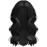 Lush Wispy Wolfcut Wavy Hair (Black)