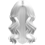 Lush Wispy Wolfcut Wavy Hair (White)