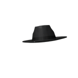 Luxury Black Fedora Hat | Vintage Old Money