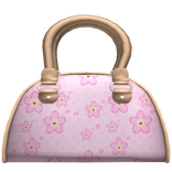 Luxury Designer Purse ( Pink Flower Print )