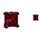 Luxury Hip Hop Ruby Earrings