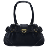 Luxury Leather Vintage Y2K Purse in Navy