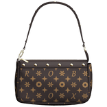 Luxury Louis Purse Brown Leather Girl Side Handbag