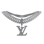 💎 LV Iced Out Diamond Chain