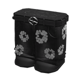 M11! - Baggy Denim Tears Jeans w/ Y2K belt