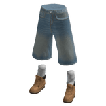 M11! - Baggy Jorts w/ Timbs Boots