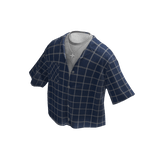 M11! - Baggy plaid Flannel w/ Chain