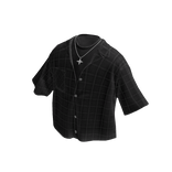 M11! - Baggy plaid Flannel w/ Chain