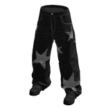 M11! - Y2K Star Baggy Jeans w/ Timb boots