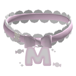 ♡ M initial choker necklace ♡