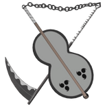 🔴 Madaras Weapon (Gunbai) - Back Accessory