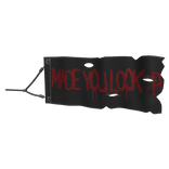 Made You Look :P Tow Banner Black & Red