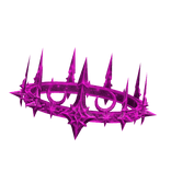 Magenta Pink Stellar Hollow Crescent Crown