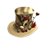 Magic Man Poker Carnival Top Hat - Gold Limited