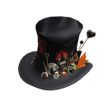 Magic Man Poker Carnival Top Hat - Halloween Boo