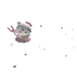 Magical Chiikawa Aura with stars