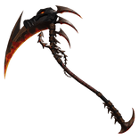 Magma Fiery Bone Scythe