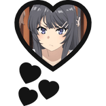 Mai Sakurajima Thinking Hearts Bunny Girl Senpai