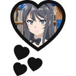 Mai Sakurajima Thinking Hearts Bunny Girl Senpai