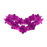 Main Event Jey's Bright Pink Uso Flower Lei