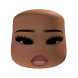 Makeup nougat cheeks head