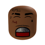 🔥man tattle grills tattoo face darkskin hood