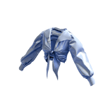 ʚ♡ɞ Manchild Blue Wrap top