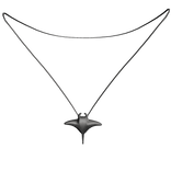 Manta Ray Silver Necklace (Male)
