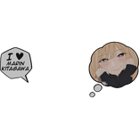 Marin Kitagawa Thinking Bubble + I Love Text