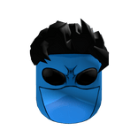 💧🦹‍♂️ Mark Invincible Invinciboy Blue Mask Hair