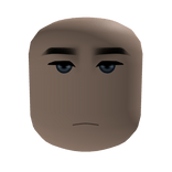 Masculine Face w Blue Eyes