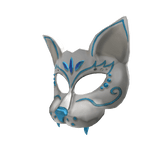 Masquerade White Cat Mask