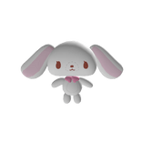 ꒰♡ MATCHING Cute White Sugar Bunny With Pink Bow