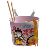 Matching Korean Buldak Pink Ramen Backpack 3.0