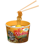 Matching Korean Curry Buldak Spicy Noodle Face