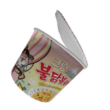 Matching Korean Pink Cream Buldak Spicy Noodle Hat