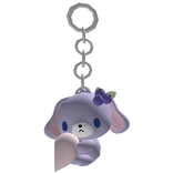 ♡ : matching silly blueberry bunny keychain