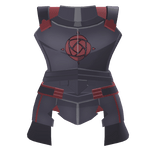Maxed-Out Defense Player's Black Rose Armor