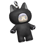 Maymei_Kitten_Keychain_Black