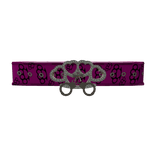 Mcbling brass knuckles belt 1.0 - Pink