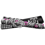 McBling Studded Hearts Leopard Belt 3.0